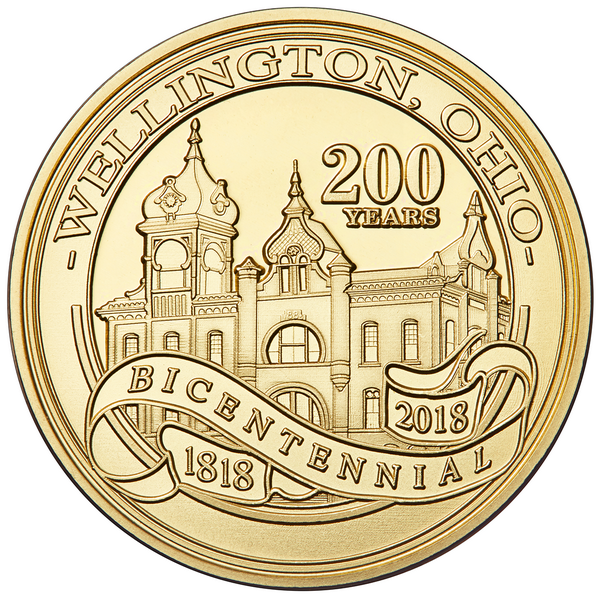 Wellington bicentennial brass coin