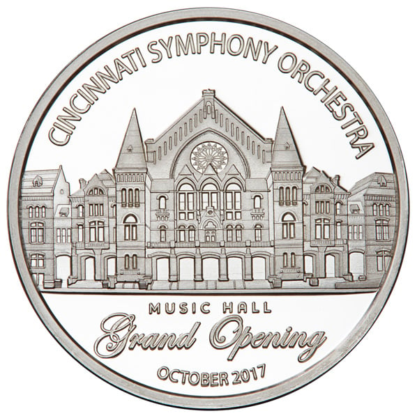 Music Hall symphony silver obv