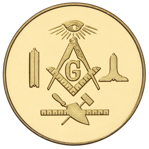 Masonic Emblem goldine